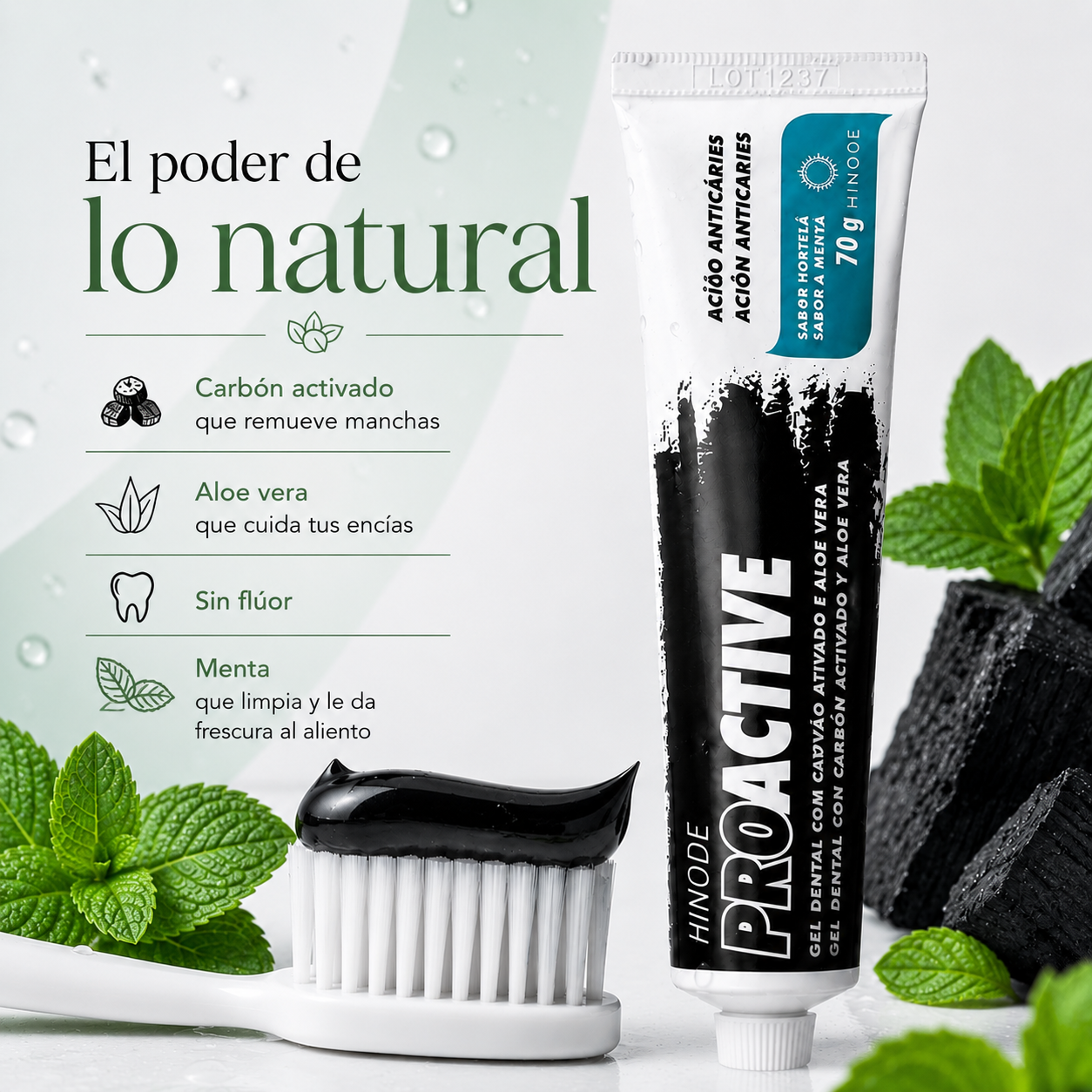 Gel Dental Blanqueador con Carbón Activado –VeneSthar