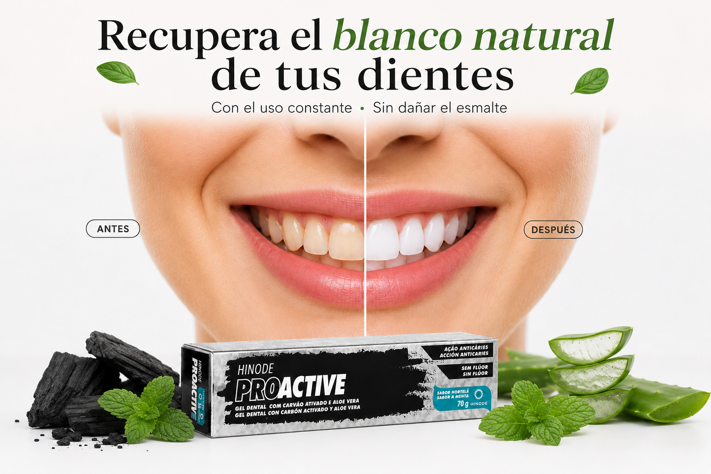 Gel Dental Blanqueador con Carbón Activado –VeneSthar