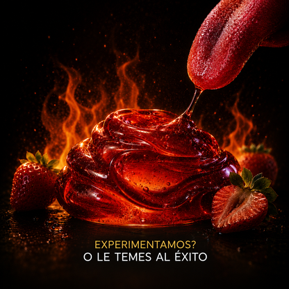 Gel Pata Masaje Corporal Feelin' Hot – Efecto Calor, Sabor Fresa